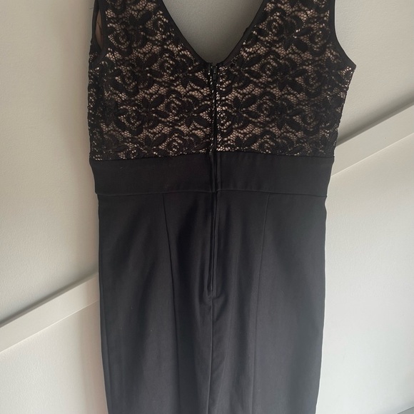 Le Chateau Lace and mesh dress Black size S - Picture 8 of 9